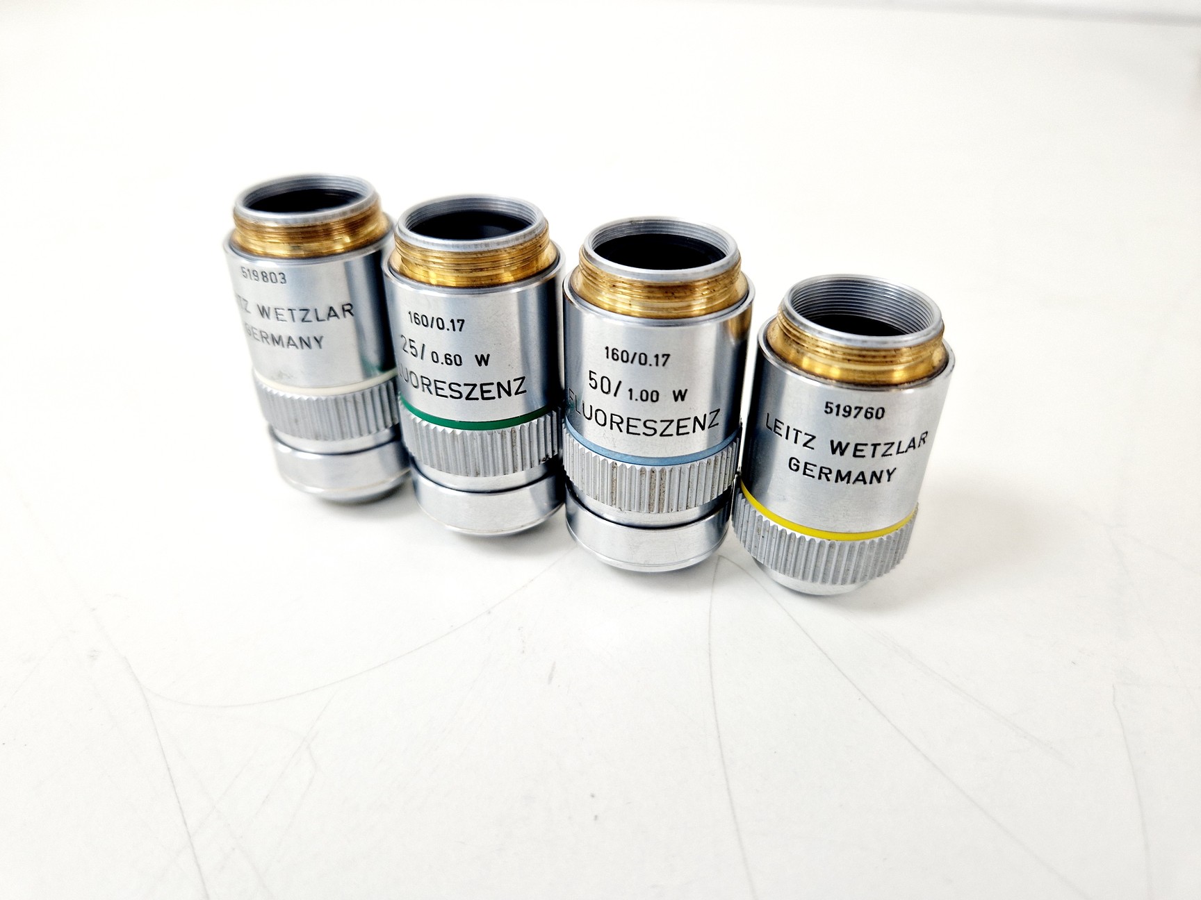 Image of Leitz Laborlux 12 Binocular Microscope w/ 4 x Objectives Spares/Repair Lab