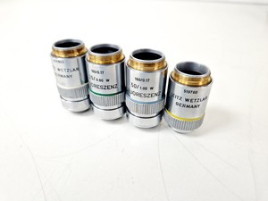 Thumbnail image of Leitz Laborlux 12 Binocular Microscope w/ 4 x Objectives Spares/Repair Lab