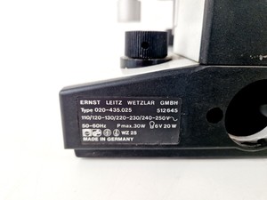 Thumbnail image of Leitz Laborlux 12 Binocular Microscope w/ 4 x Objectives Spares/Repair Lab
