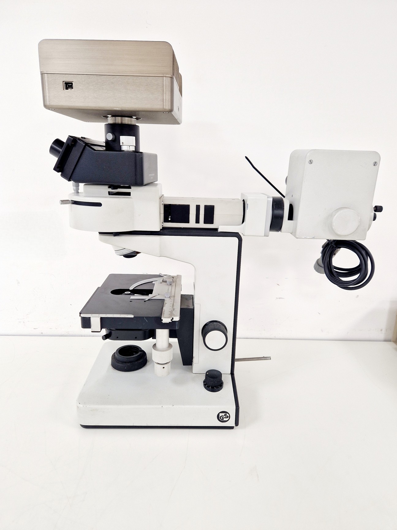 Image of Leitz Laborlux 12 Binocular Microscope w/ 4 x Objectives Spares/Repair Lab