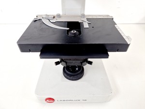Thumbnail image of Leitz Laborlux 12 Binocular Microscope w/ 4 x Objectives Spares/Repair Lab