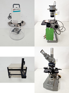 Thumbnail image of Mixed Job Lot of Laboratory Equipment - Stuart, JVC, Leitz, Grant, Olympus Lab