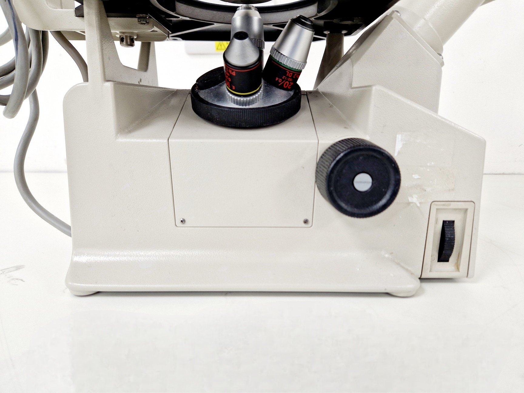 Image of Nikon TMS-F Inverted Microscope w/ 3 x Objectives Ph1/Ph2/Ph3 0.25, 20, 40 Lab