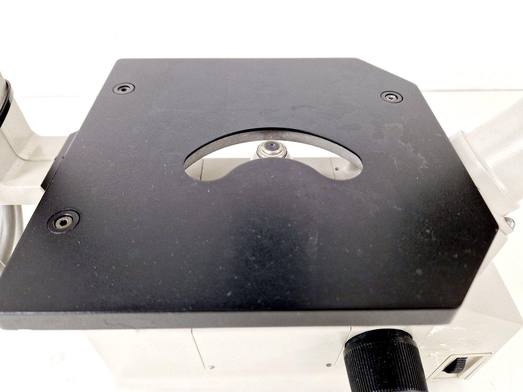 Image of Nikon TMS-F Inverted Microscope w/ 3 x Objectives Ph1/Ph2/Ph3 0.25, 20, 40 Lab