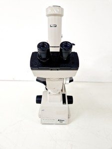 Thumbnail image of Nikon TMS-F Inverted Microscope w/ 3 x Objectives Ph1/Ph2/Ph3 0.25, 20, 40 Lab