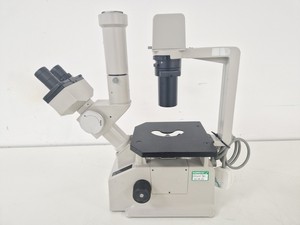 Thumbnail image of Nikon TMS-F Inverted Microscope w/ 3 x Objectives Ph1/Ph2/Ph3 0.25, 20, 40 Lab