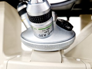 Thumbnail image of Olympus CK2 Inverted Phase Contrast Microscope w/ 3 x Objectives Lab