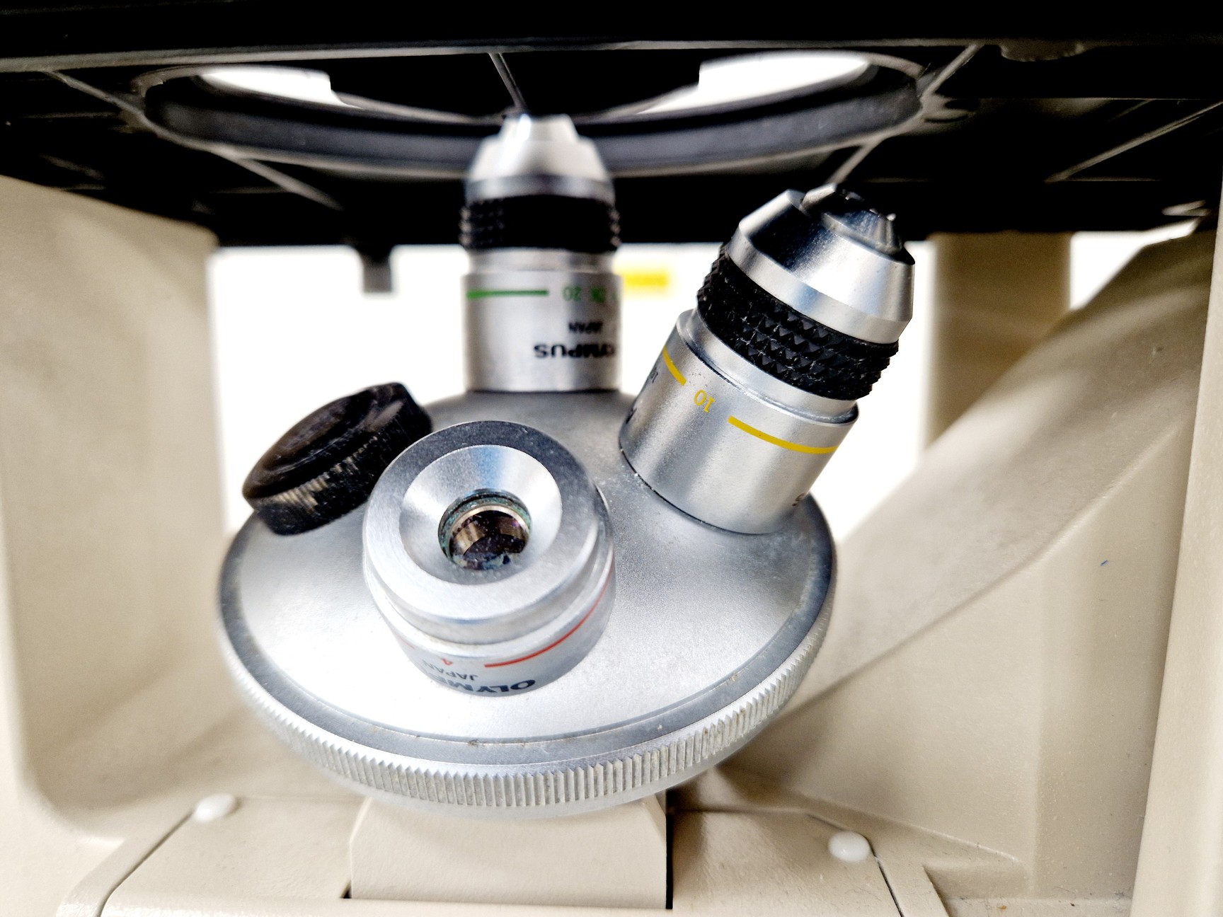 Image of Olympus CK2 Inverted Phase Contrast Microscope w/ 3 x Objectives Lab