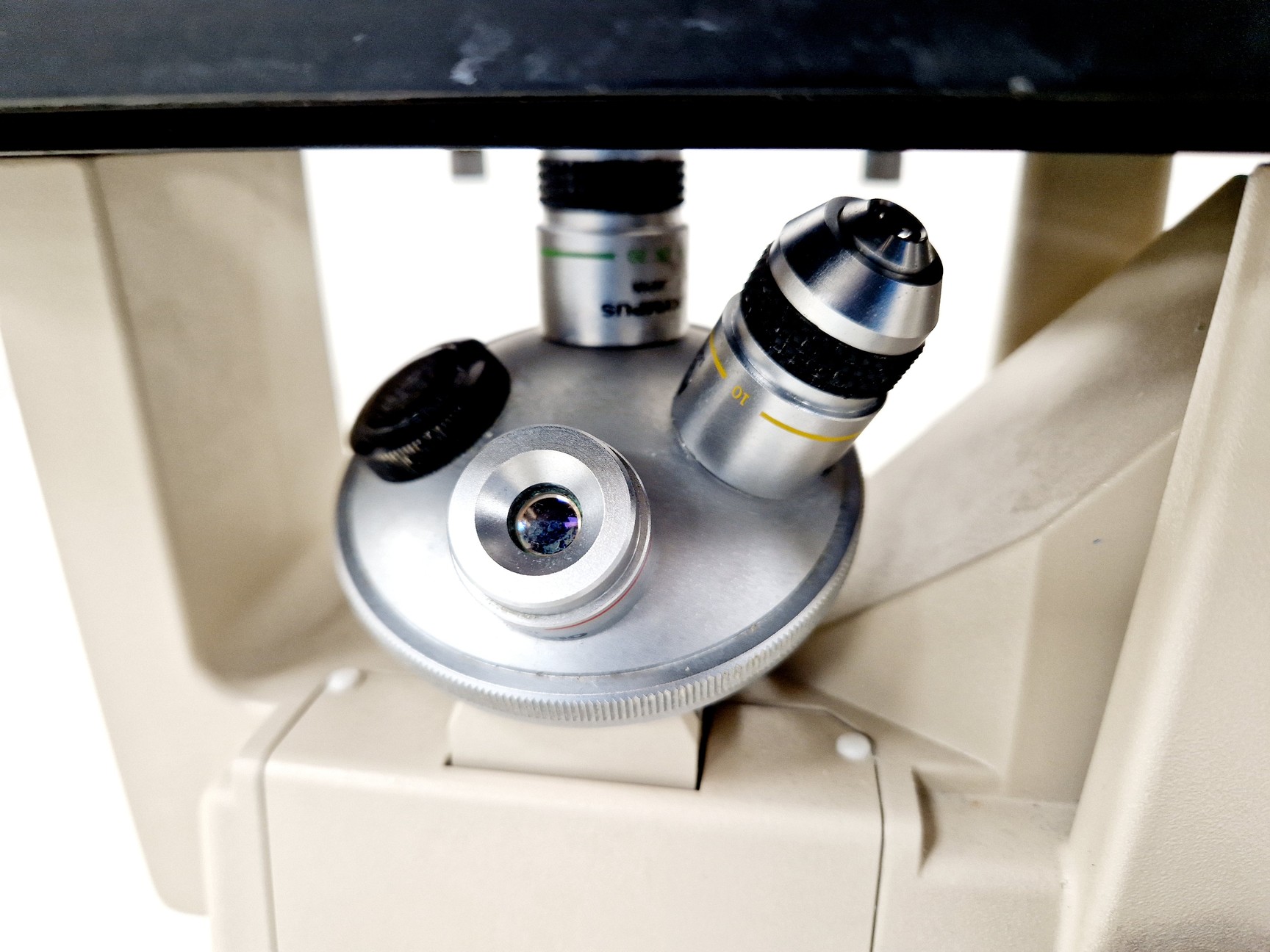 Image of Olympus CK2 Inverted Phase Contrast Microscope w/ 3 x Objectives Lab
