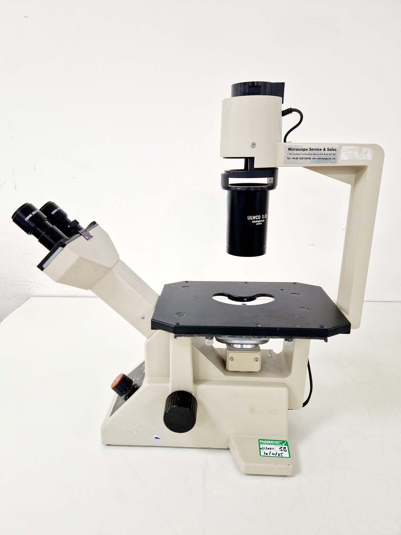 Image of Olympus CK2 Inverted Phase Contrast Microscope w/ 3 x Objectives Lab
