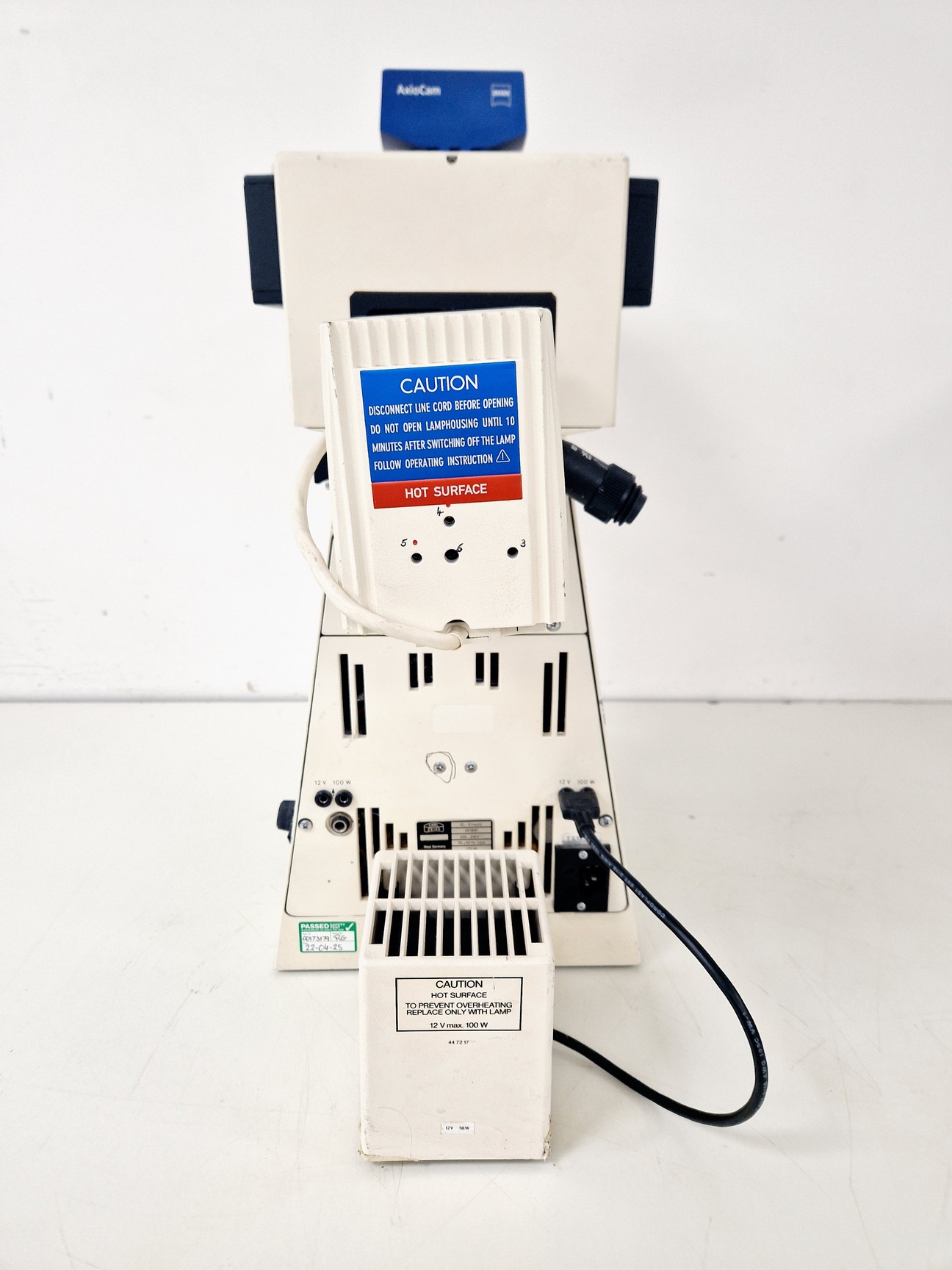Image of Zeiss Axiophot Microscope w/ Axiocam Color 412-312 Spares/Repair Lab