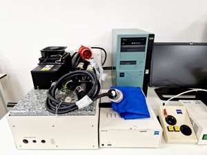 Thumbnail image of Zeiss Axiovert M 100 Microscope System with LSM510 META & Lasos Laser Setup Lab