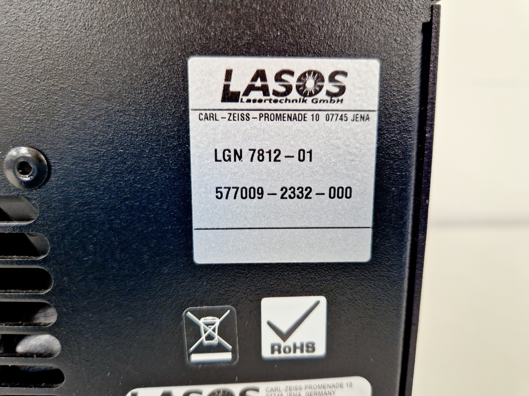 Image of Zeiss Axiovert M 100 Microscope System with LSM510 META & Lasos Laser Setup Lab