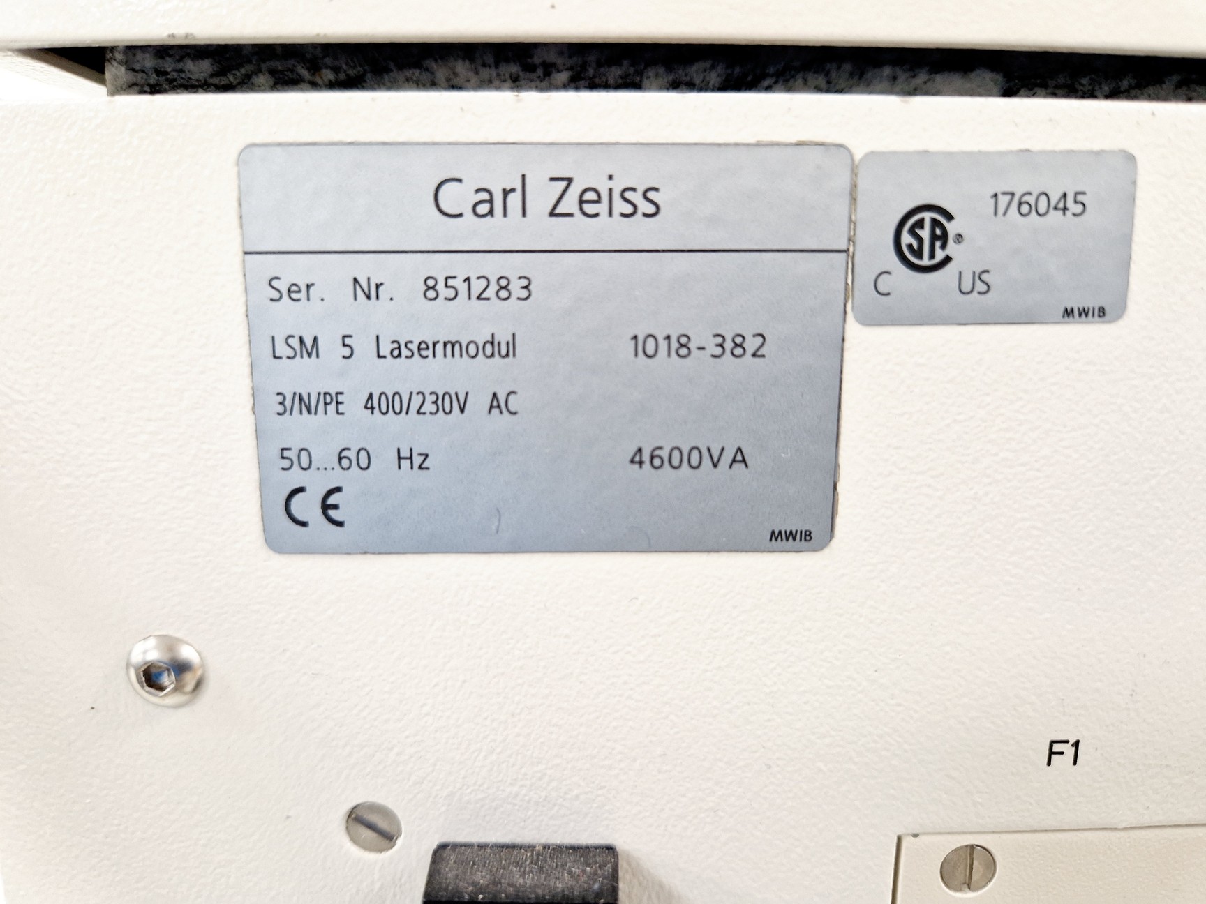 Image of Zeiss Axiovert M 100 Microscope System with LSM510 META & Lasos Laser Setup Lab