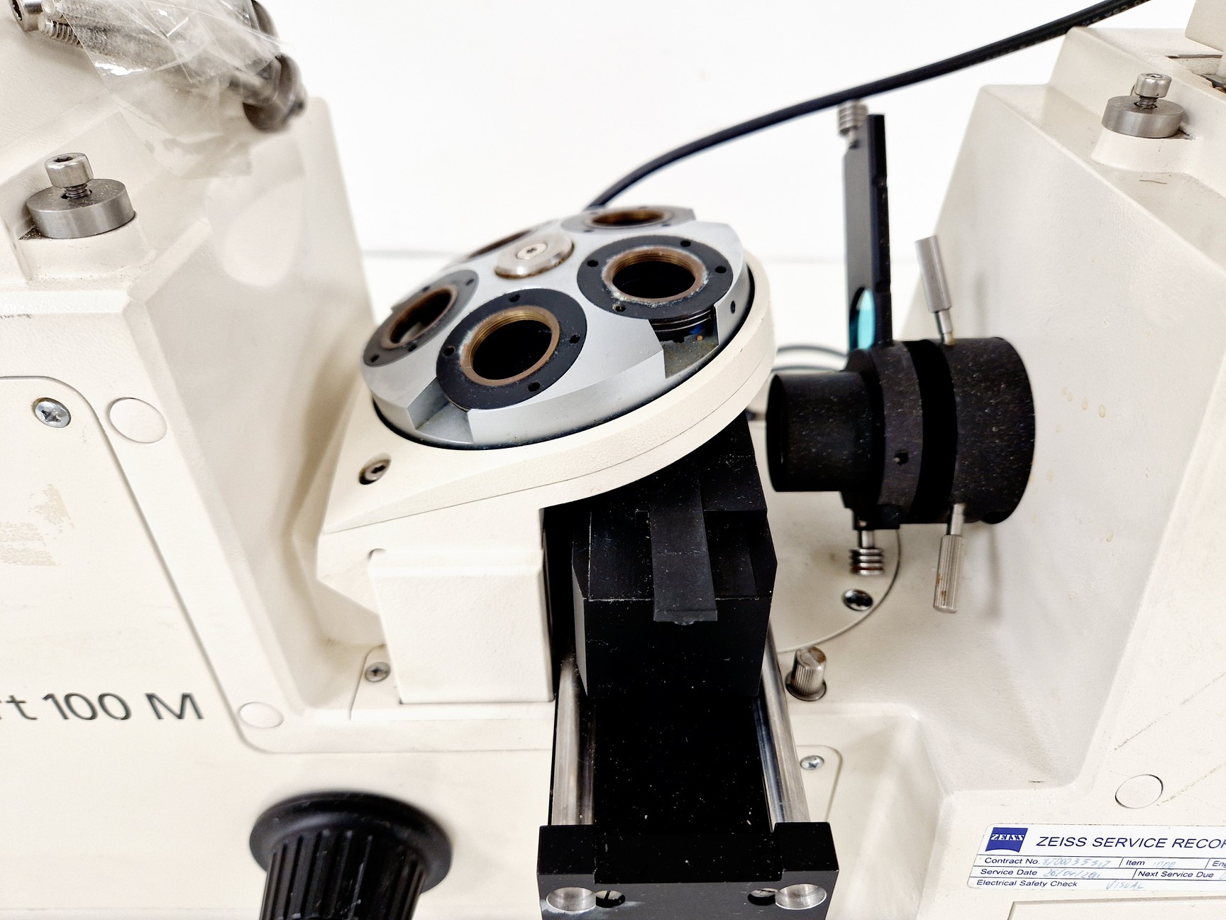 Image of Zeiss Axiovert M 100 Microscope System with LSM510 META & Lasos Laser Setup Lab