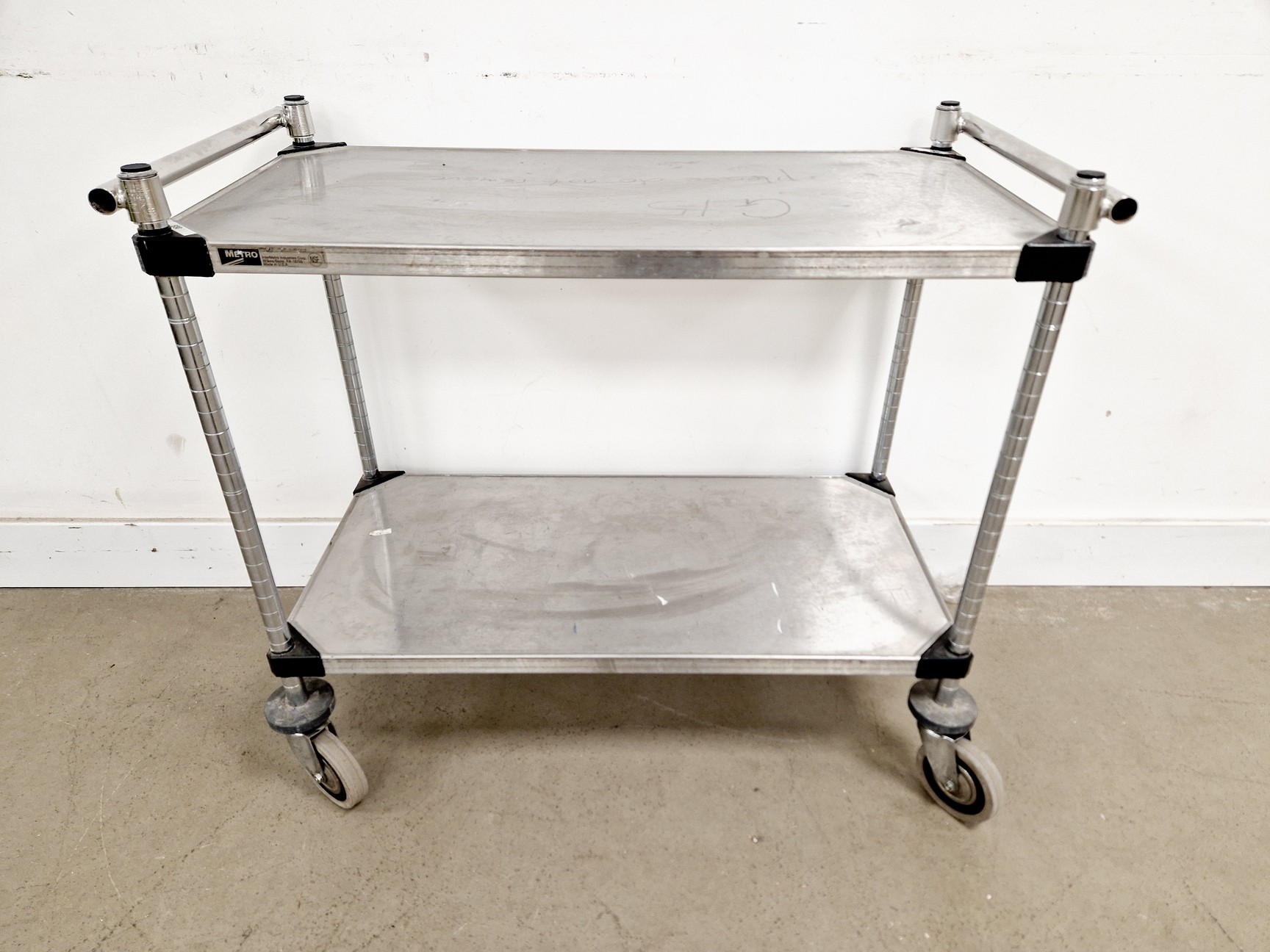 Image of Metal Trolley L x 97 W x 46 H x 85cm Lab