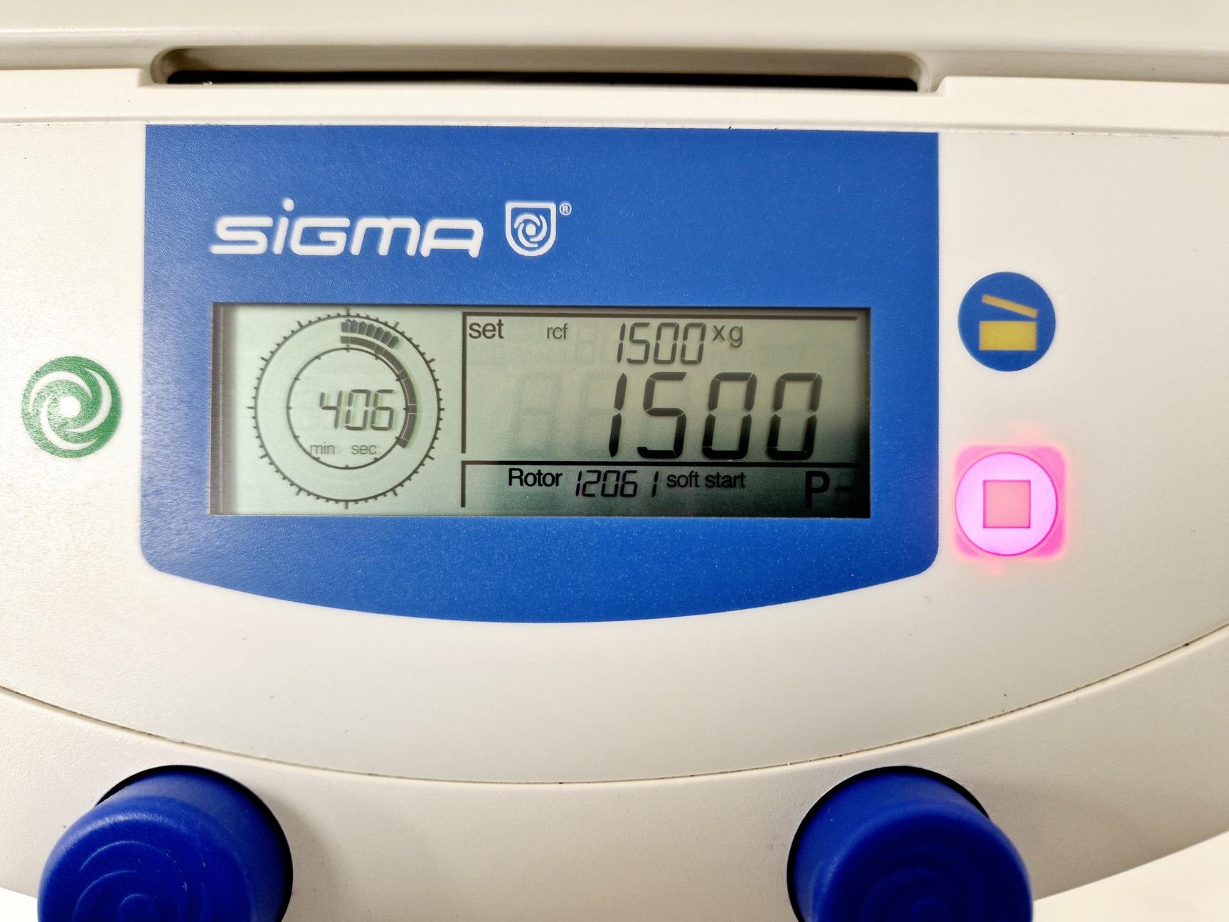 Image of Sigma 2-6E Benchtop Centrifuge w/ 11070 Swing-Out Rotor with 4 x Bucket Lab