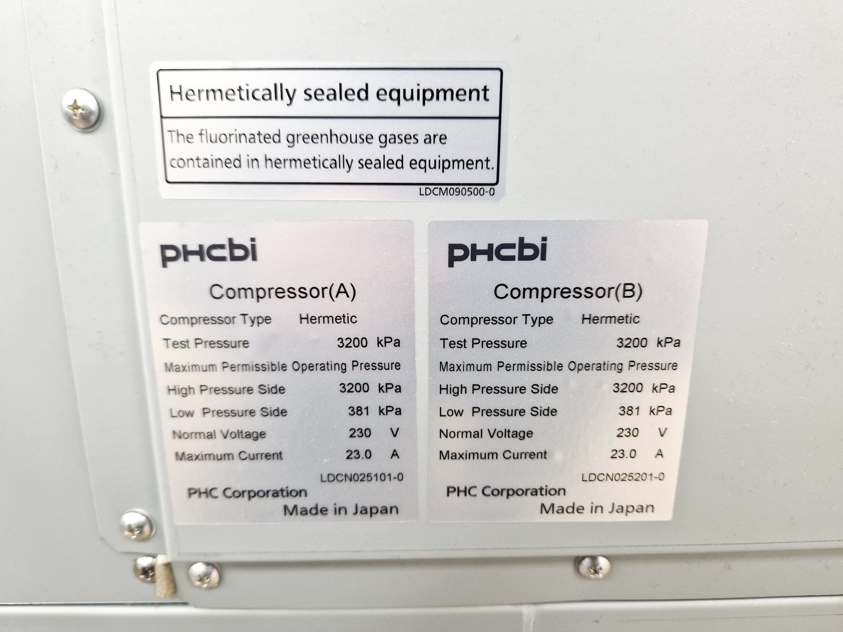 Image of PHCBI MDF-DU702VX-PE Twin Guard -86ºc ULT Freezer Lab