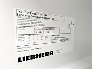 Thumbnail image of Leibherr Mediline LKV Type. 3910 Fridge Lab