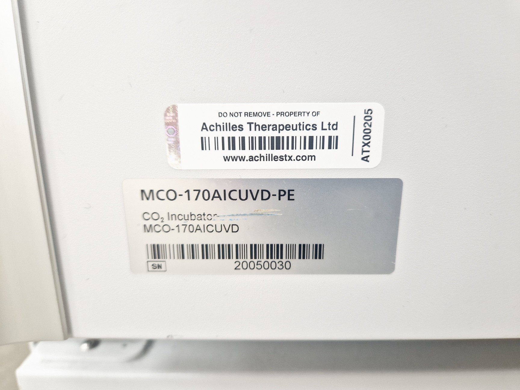 Image of MCO-170AICUVD-PE Double Stacked Co2 Laboratory Incubator 