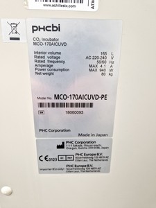 Thumbnail image of Double Stacked MCO-170AICUVD-PE Co2 Laboratory Incubator Lab