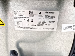 Thumbnail image of Helmer iLR113-GX Laboratory Refrigerator Lab