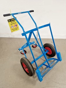 Image of Liquid Nitrogen Tank Dewar Trolley