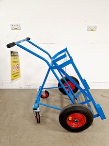 Thumbnail image of Dual Compartment Liquid Nitrogen Tank Trolley 