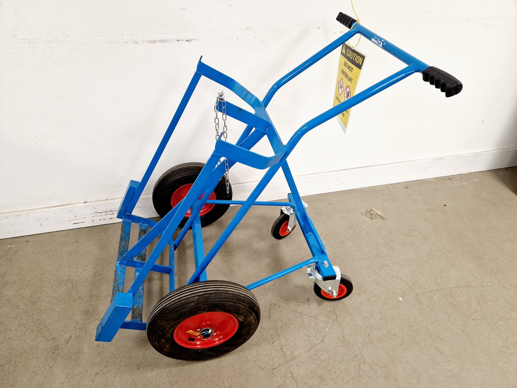 Image of Dual Compartment Liquid Nitrogen Tank Trolley 
