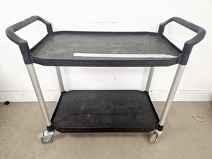 Thumbnail image of Black Two Tier Trolley L x 50 W x 110 H x 97 cm