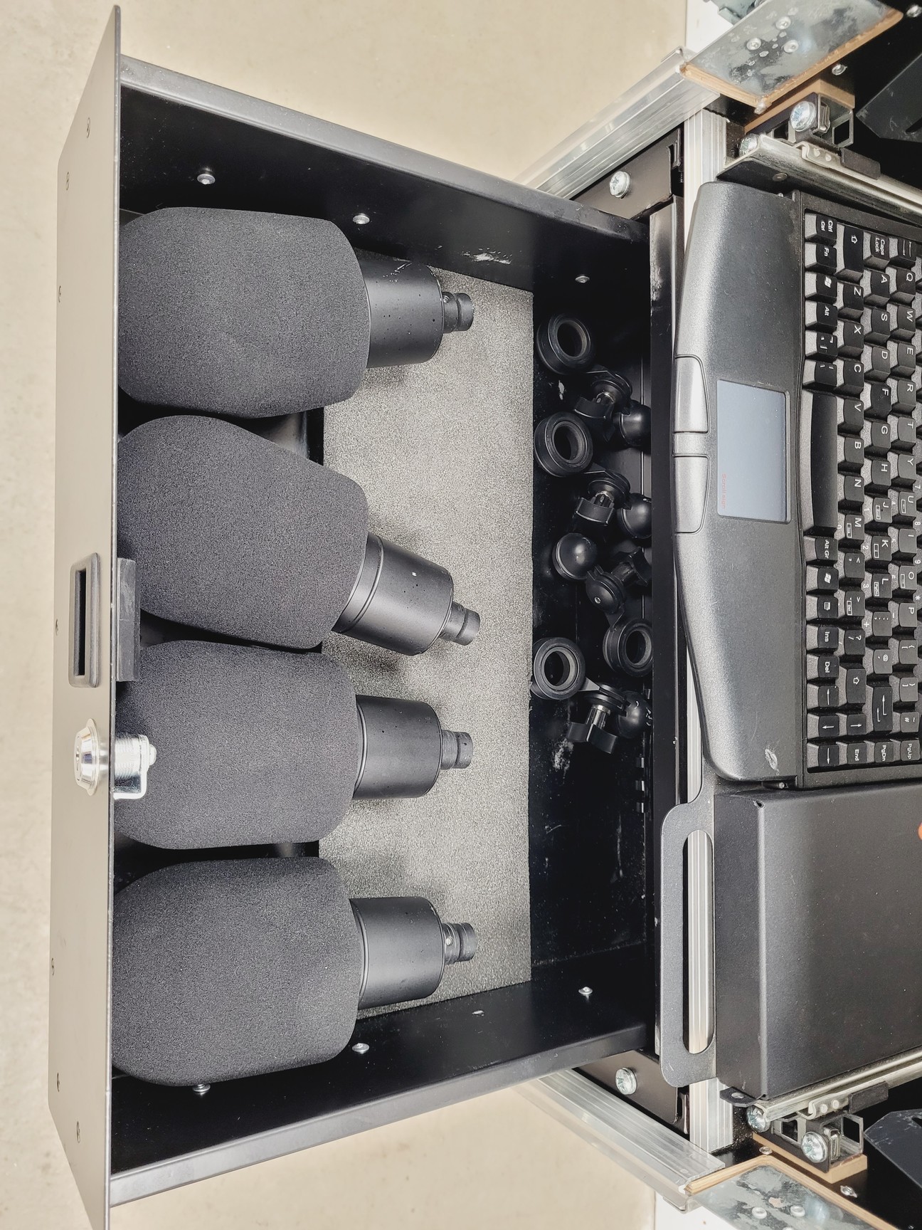 Image of Allen & Heath iDR-8 Broadcast System, E-800, Redbox RB-HD-6, P48 AT2020