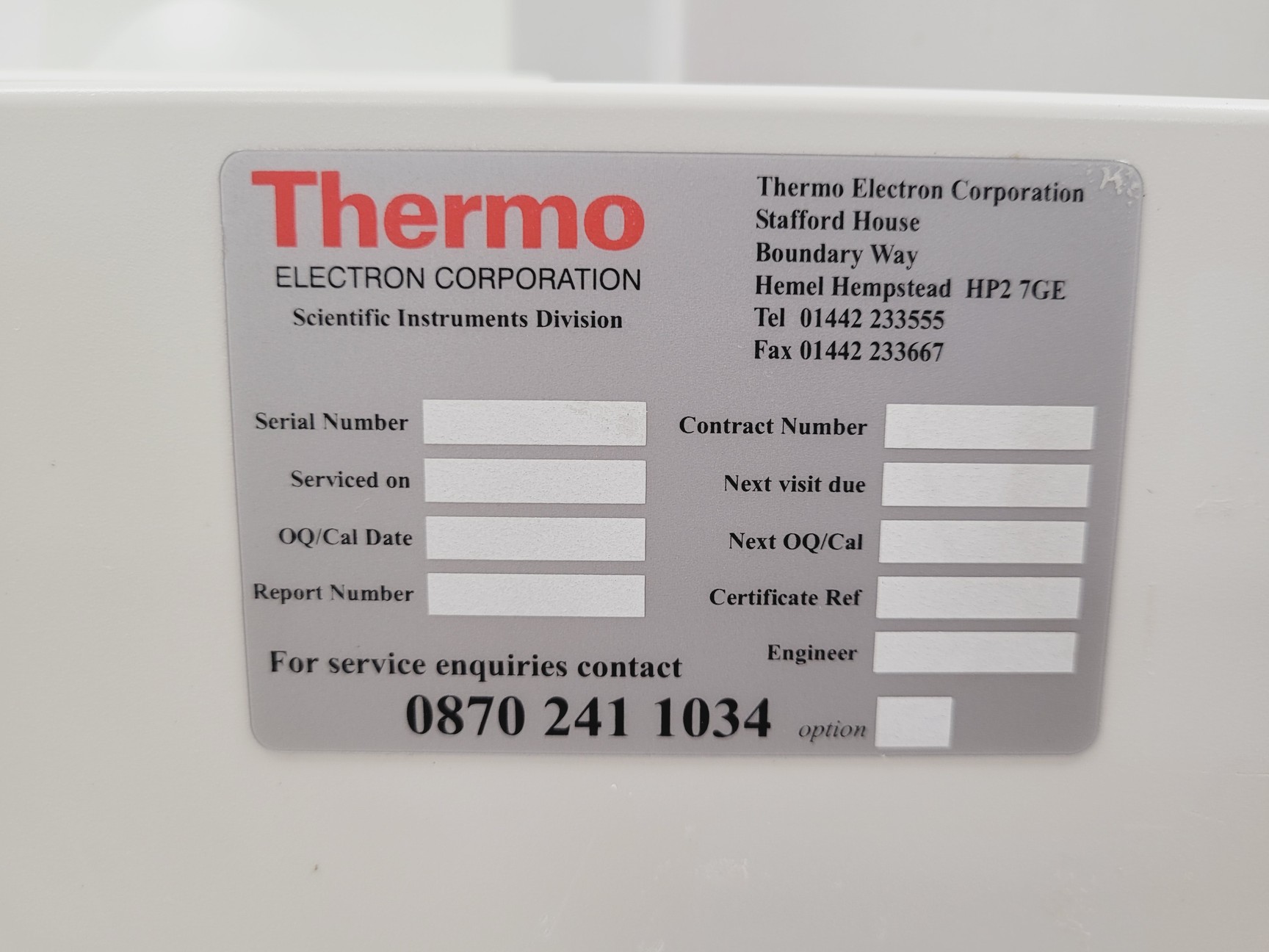Image of Thermo Elemental Model Solaar S2 AA Series Spectrometer