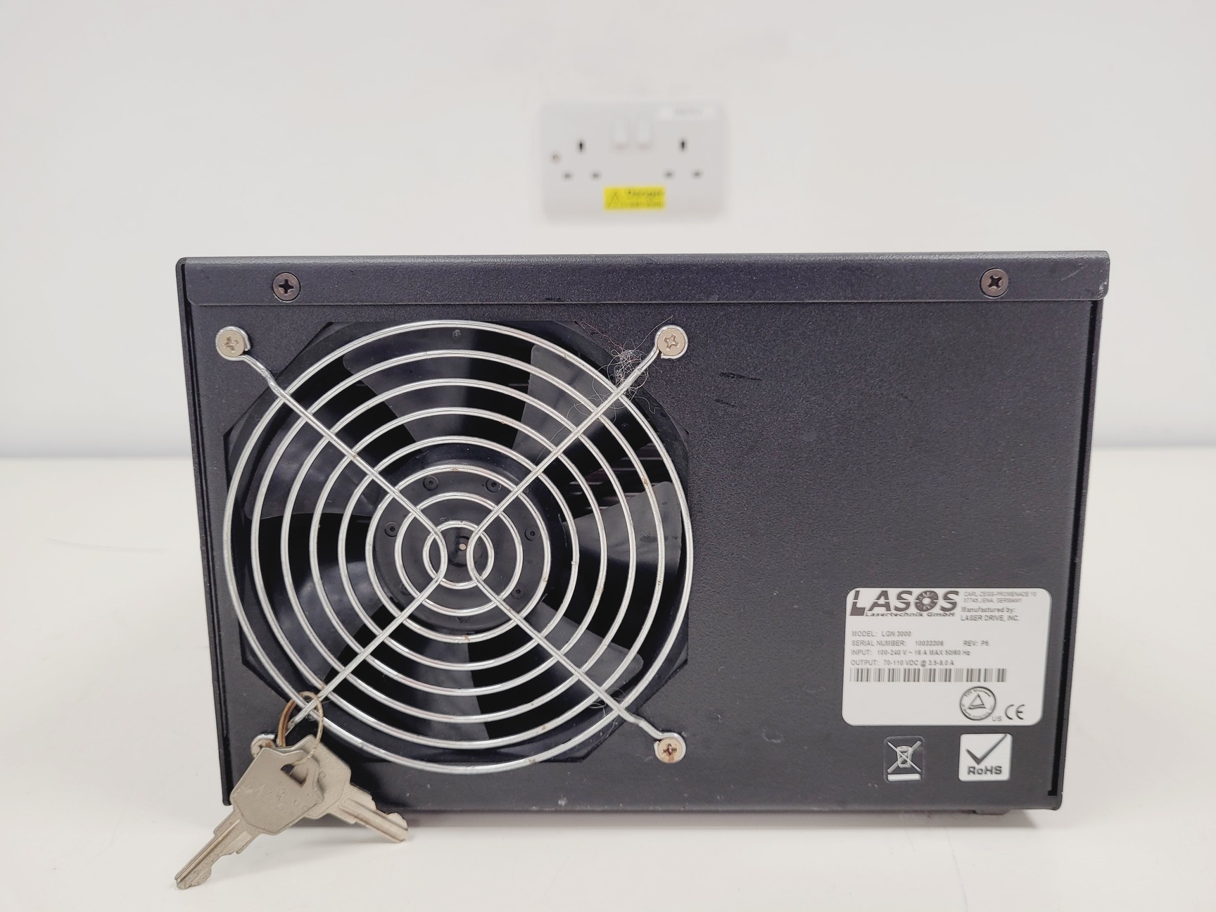 Image of Lasos LGN 3000 PSU & LGK 7812 ML4 450-530NM Laser