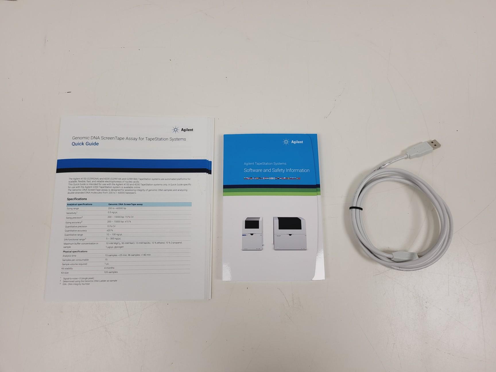 Image of Agilent 4150 TapeStation System With Laptop & Software (2021) Lab