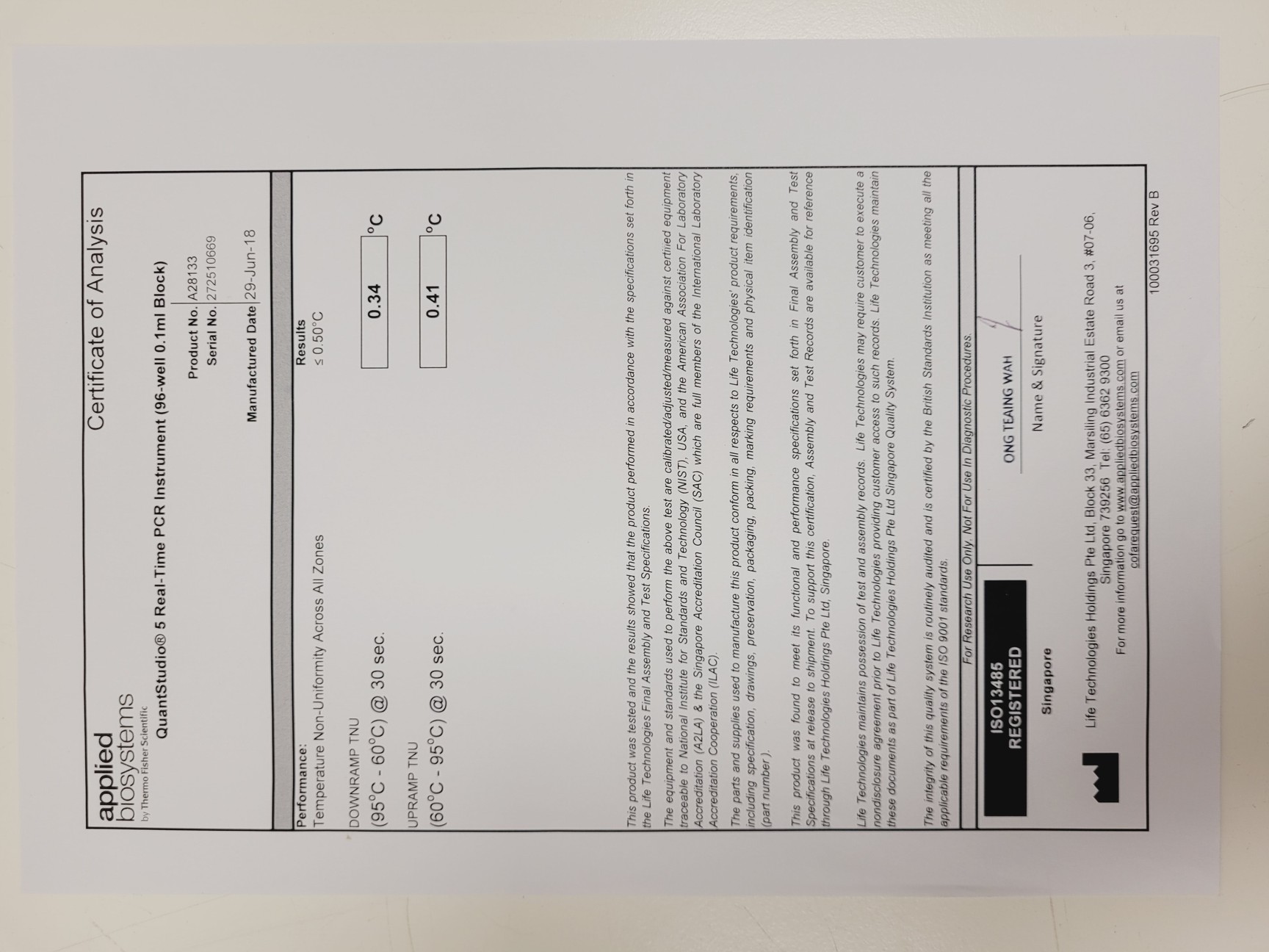 Image of Applied Biosystems By Thermo Fisher Scientific QuantStudio 5 Lab