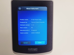 Thumbnail image of Invitrogen E-Gel Power Snap Electrophoresis System