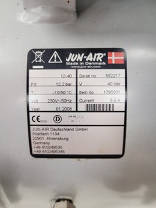 Thumbnail image of Jun-Air 12-40/Model 6 Compressor 40 Litre