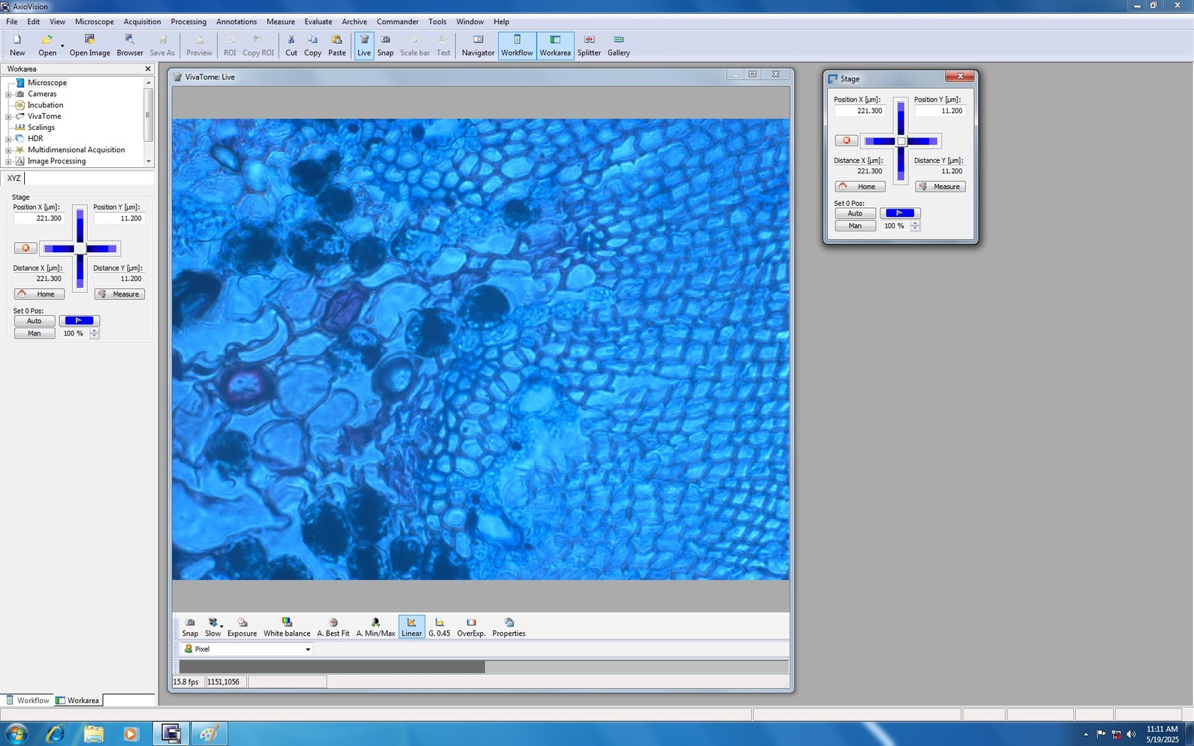 Image of Palm Microbeam3 Laser Capture Microdissector, Axiovert 200 w/ AxioVision Lab