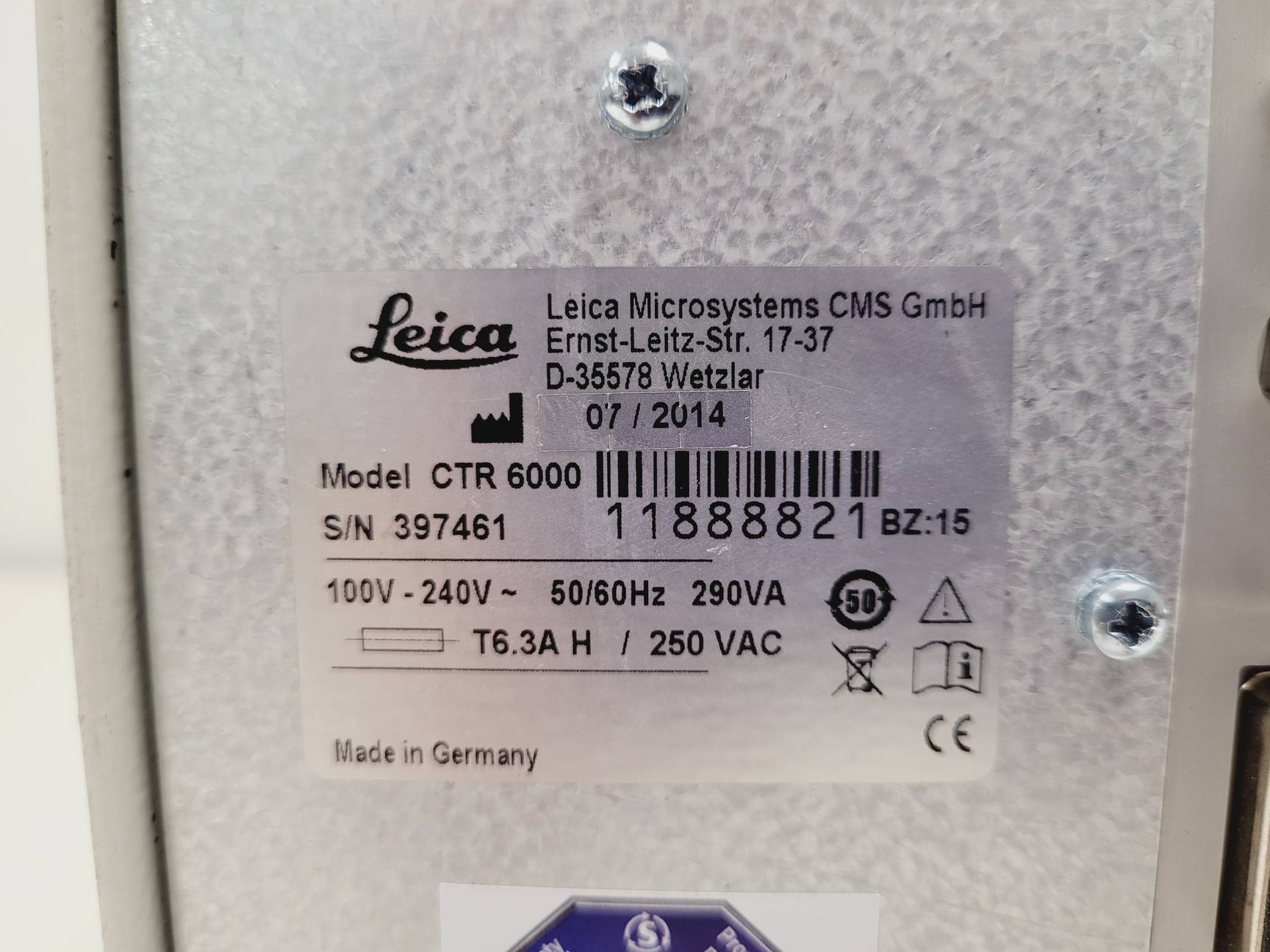 Image of Leica CTR6000 Confocal Microscope Power Supply/Controller Lab