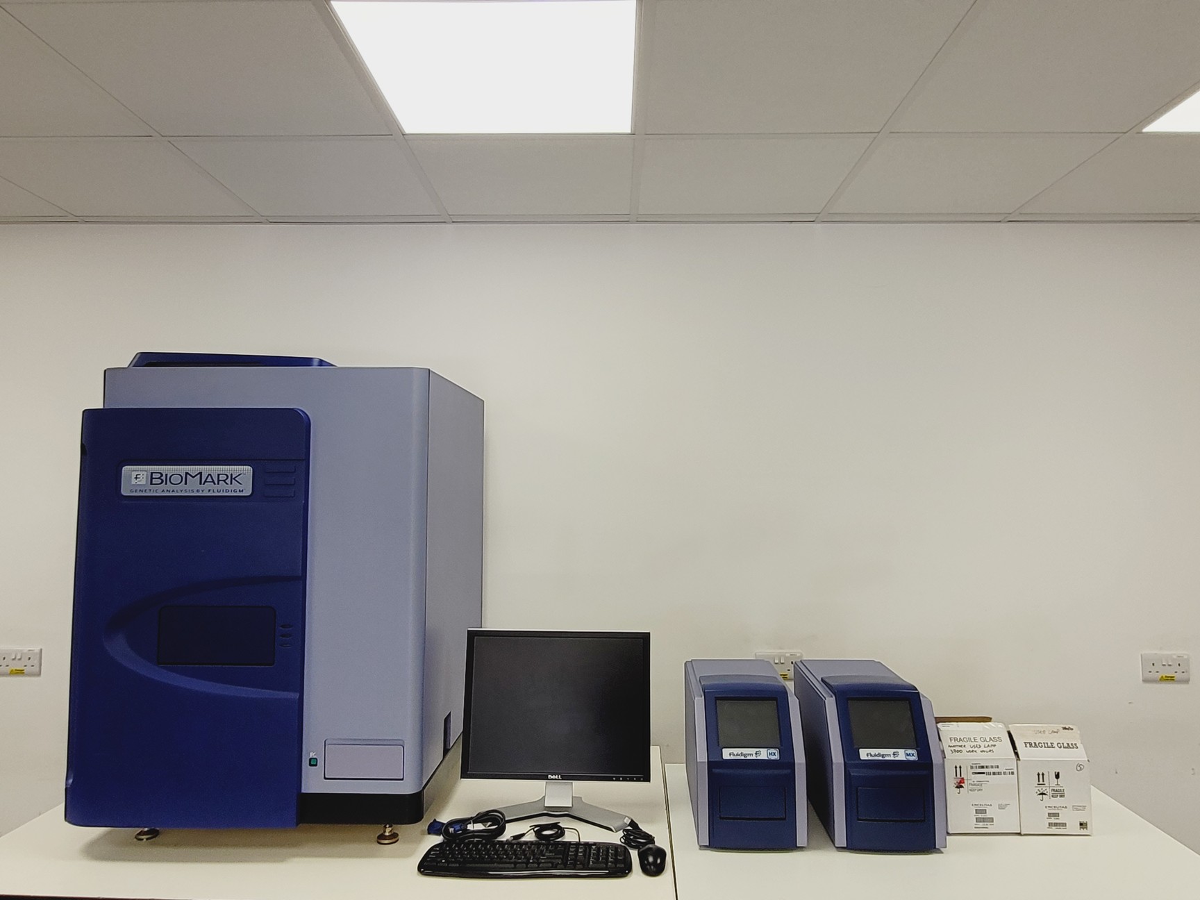 Image of Fluidigm BioMark System with MX & HX Modules w/ PC & Software Lab