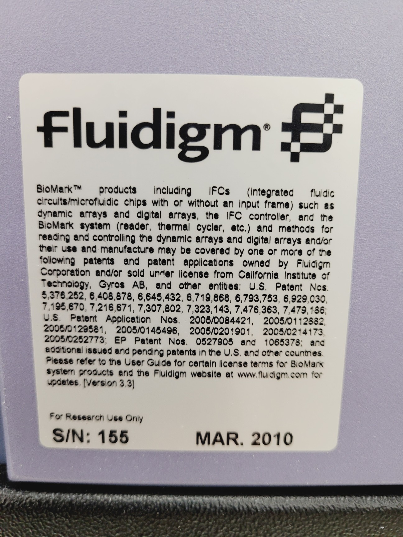 Image of Fluidigm BioMark System with MX & HX Modules w/ PC & Software Lab