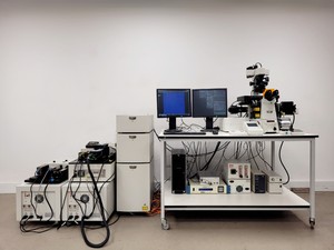 Image of Nikon Eclipse Ti-E Motorised Inverted Microscope System and A1R confocal/TIRF