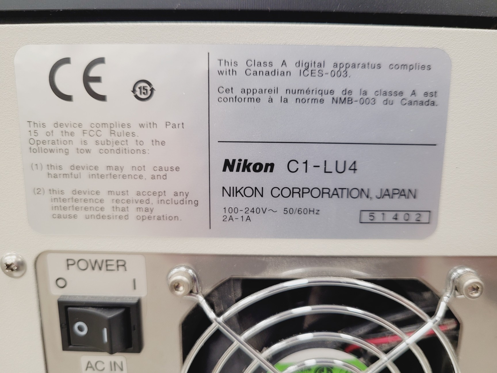 Image of Nikon Eclipse Ti-E Motorised Inverted Microscope System and A1R confocal/TIRF 