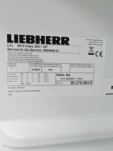 Thumbnail image of  Liebherr LKv Model No. 3910 MediLine Lab Refrigerator Lab