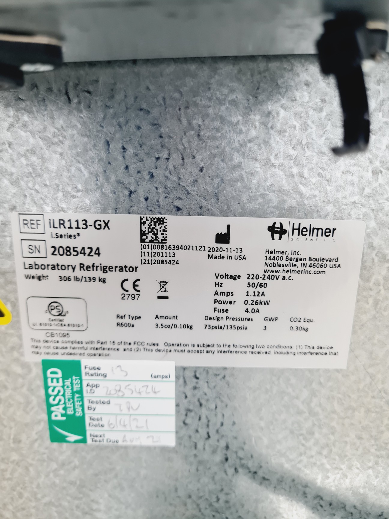Image of Helmer iLR113-GX i.Series Laboratory Refrigerator