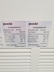 Thumbnail image of PHCBI Ultra Low Temperature -150˚C Freezer MDF-C2156VAN VIP Series Lab