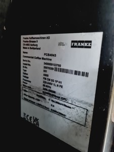 Thumbnail image of Franke A600 A600 FM CM Bean to Cup Coffee Machine + Fridge 