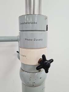 Thumbnail image of Carl Zeiss Surgical Microscope + Metz NAG 80 VA Controller Spares/Repair Lab