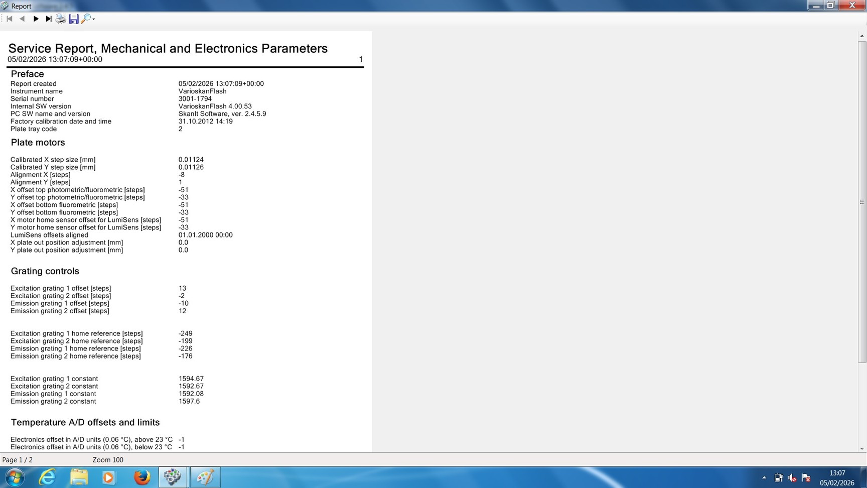 Image of Thermo Scientific Varioskan Flash Microplate Reader with Laptop & Software Lab