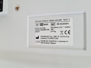 Thumbnail image of Terumo Model TSCD-II Terumo Sterile Tubing Welder Lab